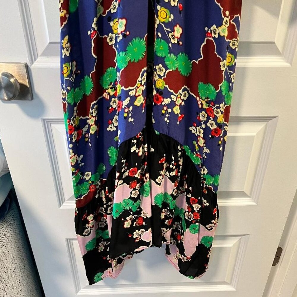 Rixo London Long Sleeve 100% Silk Dress - Picture 3 of 7